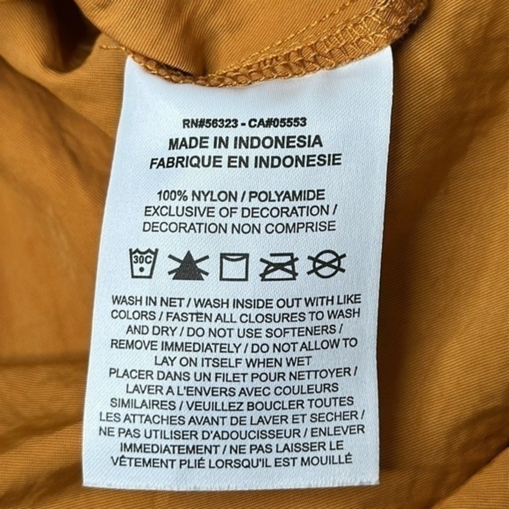 NIKE Women's Desert Ochre Sportswear Swoosh Woven Dress Size Large - Picture 13 of 16